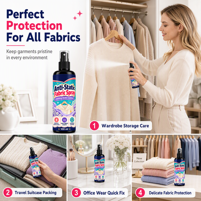 Anti Static Spray for Clothes to Reduce Static Cling on Clothing Hats and Pants