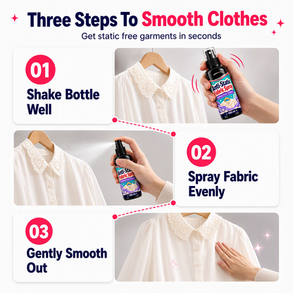 Anti Static Spray for Clothes to Reduce Static Cling on Clothing Hats and Pants