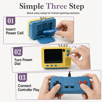 Retro Mini TV Game Console – product image