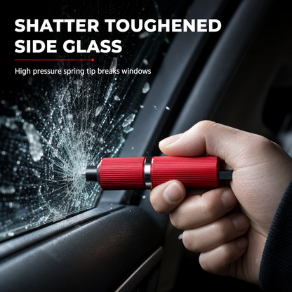 Compact Car Window Breaker and Seatbelt Cutter – product image
