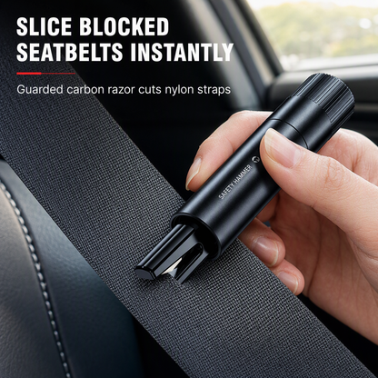 Compact Car Window Breaker and Seatbelt Cutter – product image