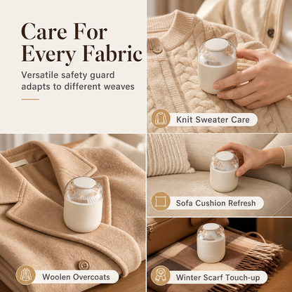 🧶👕50% OFF NOW! Magnetic Lint Remover – Portable Electric Fabric Shaver, 6-Blade Precision Defuzzer, Restore Smoothness for Sweaters, Blankets & Garments