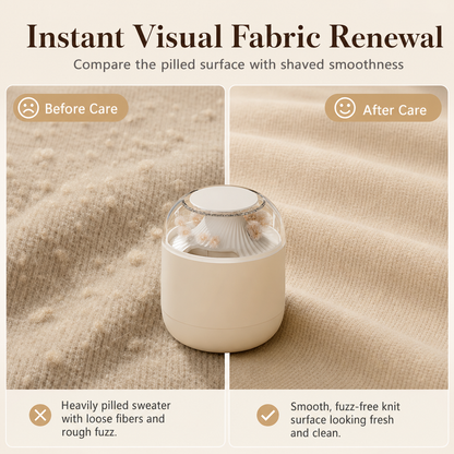 🧶👕50% OFF NOW! Magnetic Lint Remover – Portable Electric Fabric Shaver, 6-Blade Precision Defuzzer, Restore Smoothness for Sweaters, Blankets & Garments