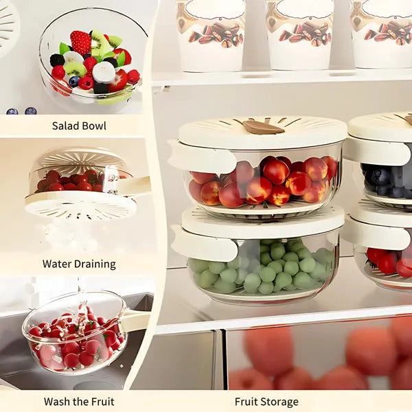 🔥 HOT SALE 🔥 3 in 1 Kitchen Colanders Bowl ✨