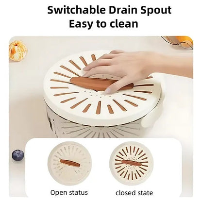 🔥 HOT SALE 🔥 3 in 1 Kitchen Colanders Bowl ✨