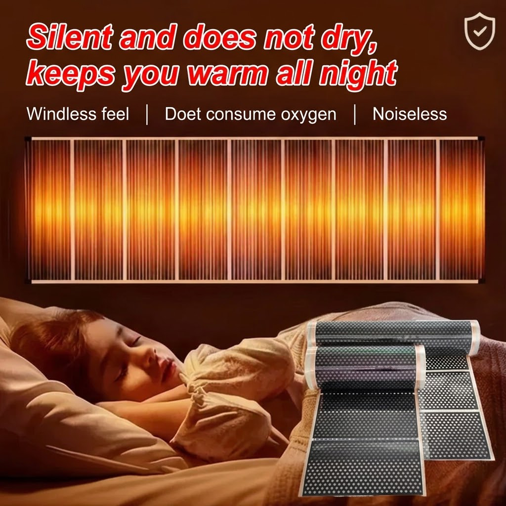 🔥3-Second Rapid Heating Honeycomb Graphene Far-Infrared Ceramic Wall Heater | Low Noise, Energy Efficient Indoor Wall Mount Space Heater