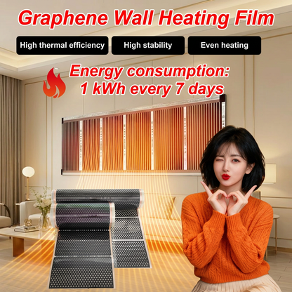 🔥3-Second Rapid Heating Honeycomb Graphene Far-Infrared Ceramic Wall Heater | Low Noise, Energy Efficient Indoor Wall Mount Space Heater -H