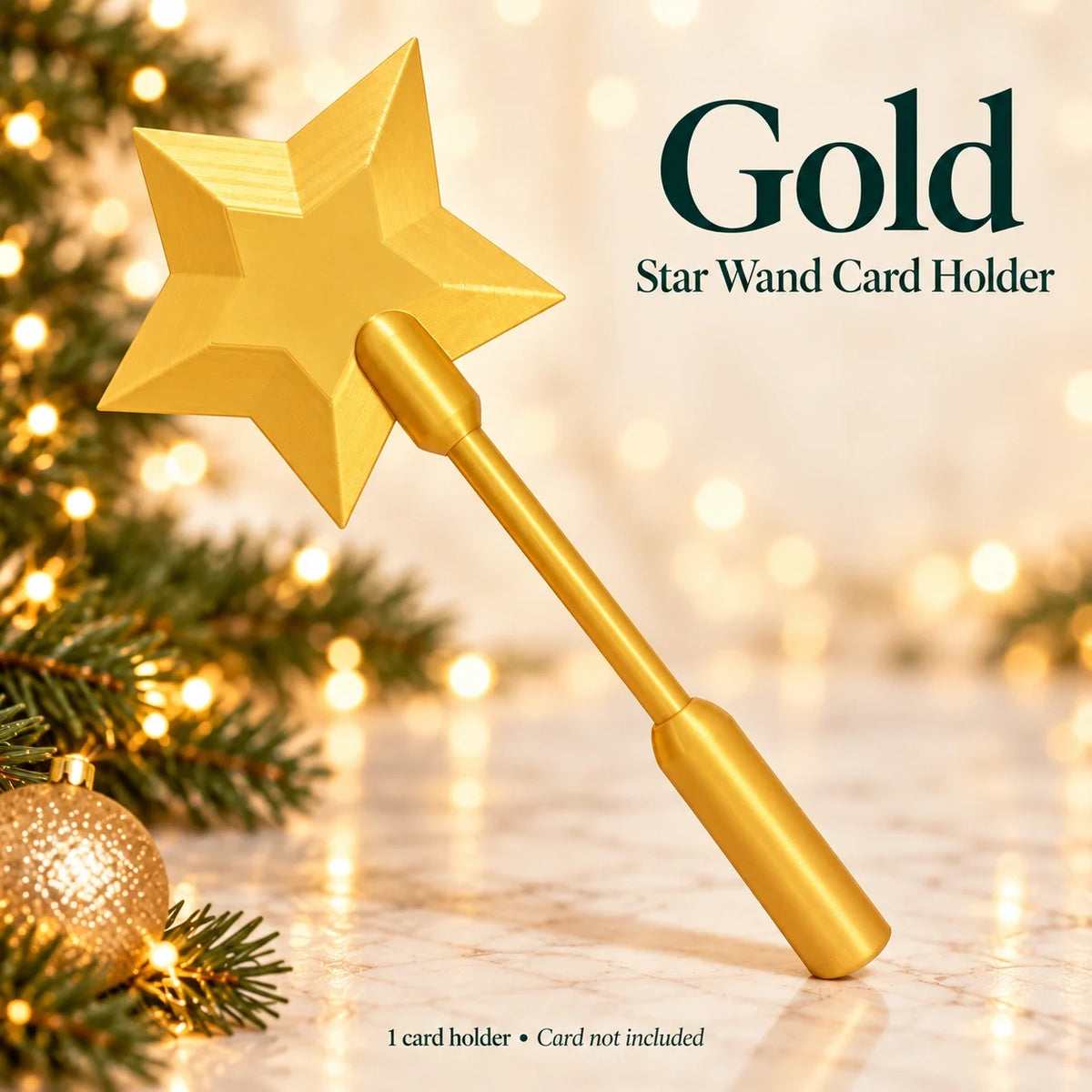 Star Wand Card Holder for Contactless Cards – A Little Holiday Magic