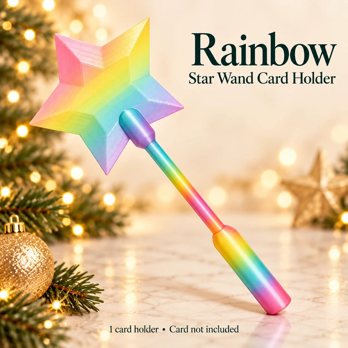 Star Wand Card Holder for Contactless Cards – A Little Holiday Magic