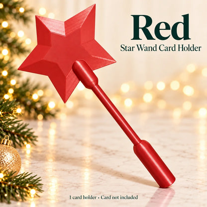 Star Wand Card Holder for Contactless Cards – A Little Holiday Magic